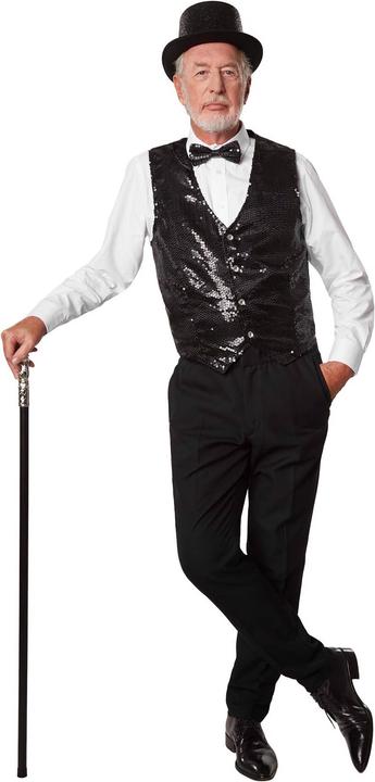 Produktbild tectake Pailletten-Weste Herren (M)