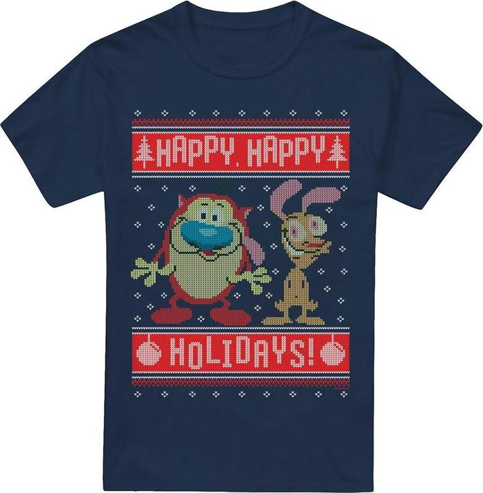 Ren & Stimpy Happy Happy Holidays TShirt