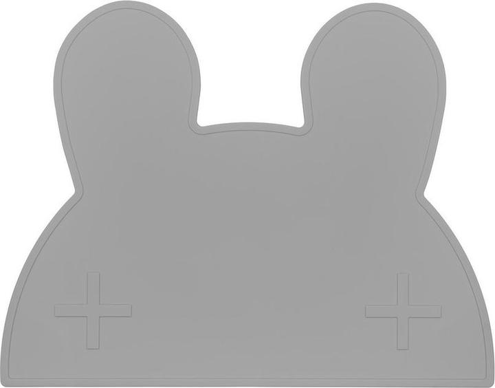 Actual product image We Might Be Tiny Silicone Placemat Bunny Grey