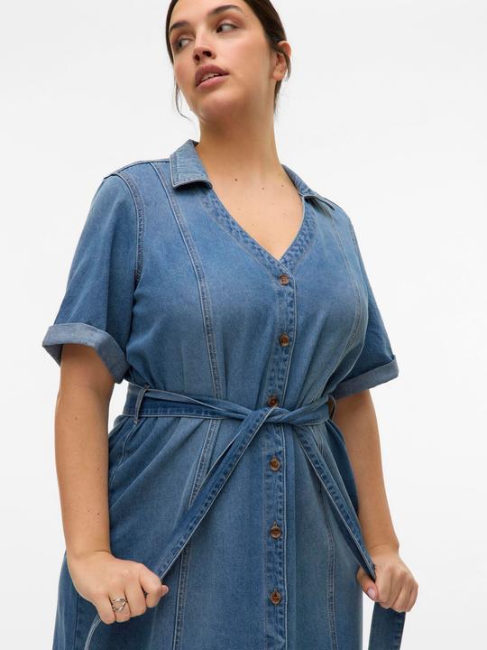 Produktbild Vero Moda VMCTRYLLA Midikleid Jeanskleid (46)