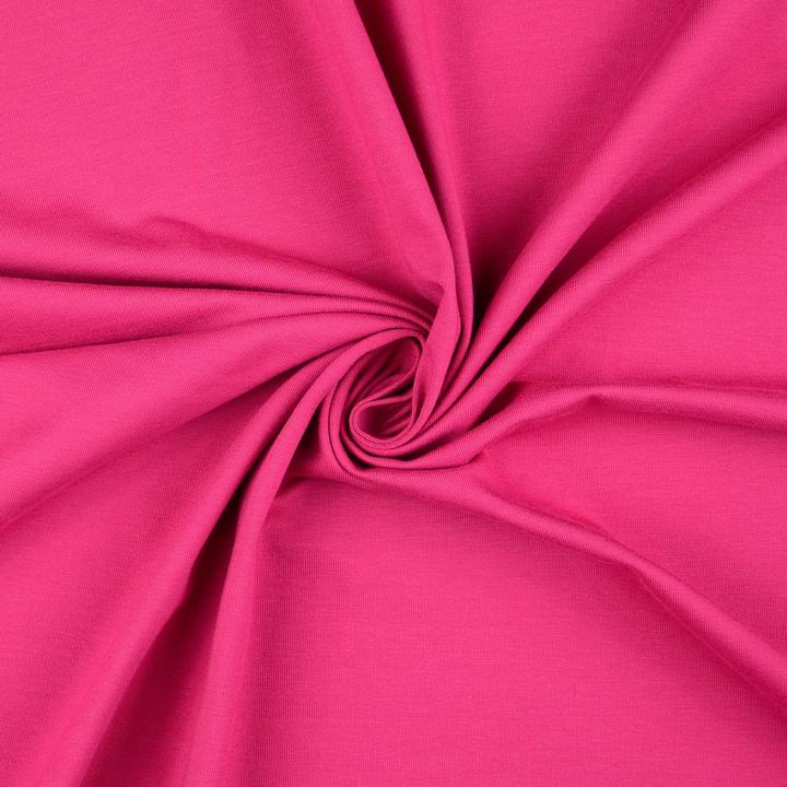 Produktbild Stoffrestposten Baumwolljersey - Pink - Mindestverkaufsmenge: 1 Meter