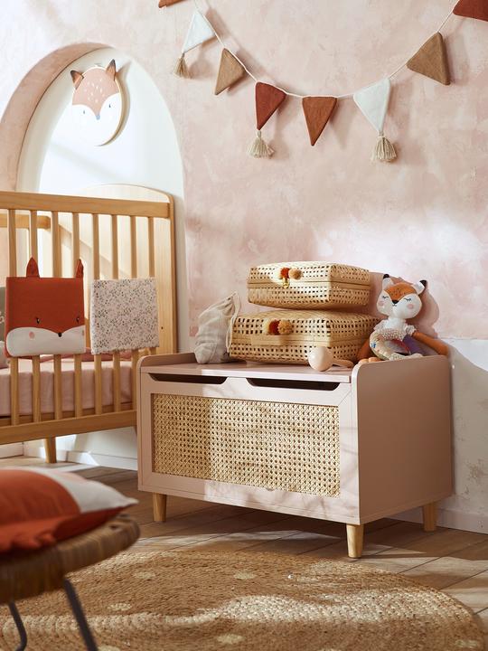 Image du produit Vertbaudet Coffre à jouets "Poésie" pour chambre d'enfant