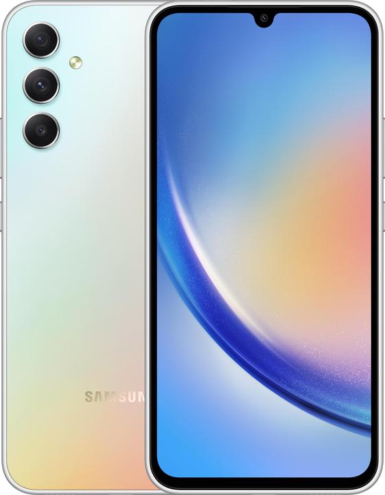 Produktbild Samsung Galaxy A34 5G (256 GB, Awesome Silver, 6.60", Dual SIM, 48 Mpx, 5G)