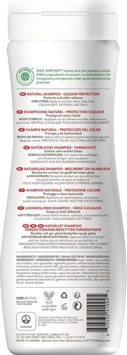 Image du produit Attitude Protection des couleurs (473 ml, Shampoing liquide)