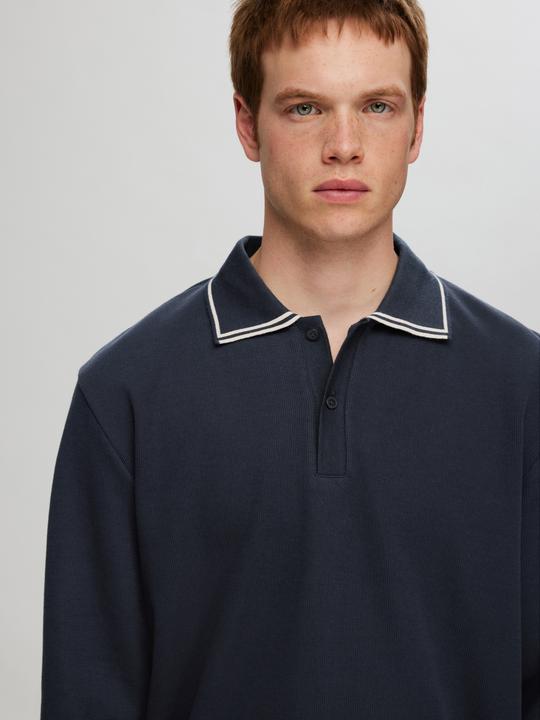 Actual product image Selected Homme Slhclements Detail Ls Polo (L)