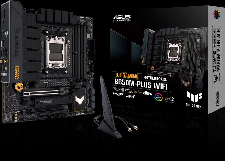 Actual product image ASUS TUF GAMING B560M-PLUS WIFI (AM5, AMD B650M, mATX)