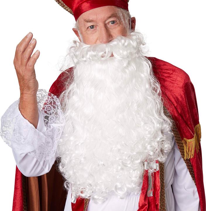 Actual product image tectake Costume Fake Beard Santa Claus wig&beards 1