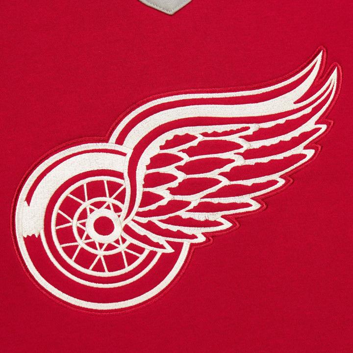 Actual product image Mitchell & Ness M&N Detroit Red Wings NHL Lace-Up Heritage Hoody - L (L)