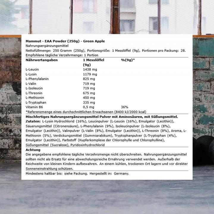 Actual product image Mammut EAA Powder (1 pcs., 250 g)