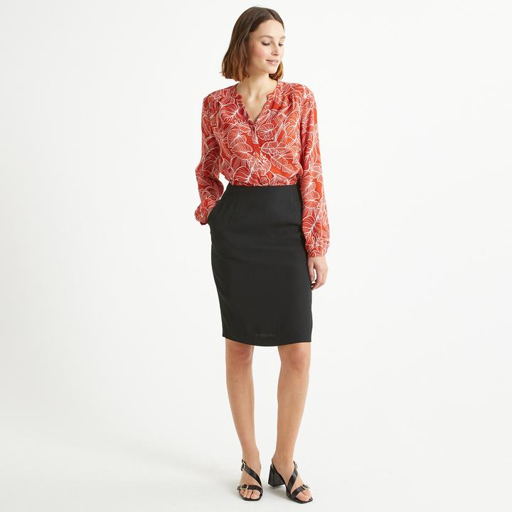 Actual product image Anne Weyburn Straight skirt (42)