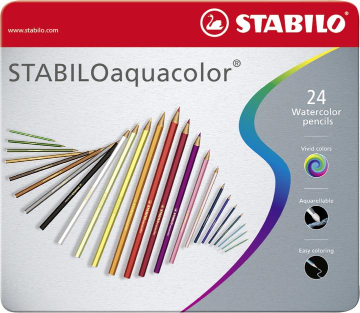 Produktbild STABILO aquacolor (Mehrfarbig, 24 x)