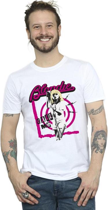 Actual product image Blondie Mens Call Me T-Shirt (5XL)