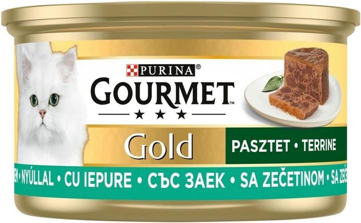 Produktbild Purina GOURMET Gold Kaninchen - Nassfutter für Katzen - 85g (Senior, 1 Stk., 85 g)