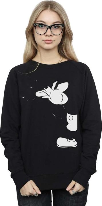 Actual product image Disney Womens/Ladies Mickey Mouse Cut Sweatshirt (S)