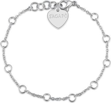 Produktbild Sagapo S'Agapo Letters Sltb1 Decent Steel Bracelet