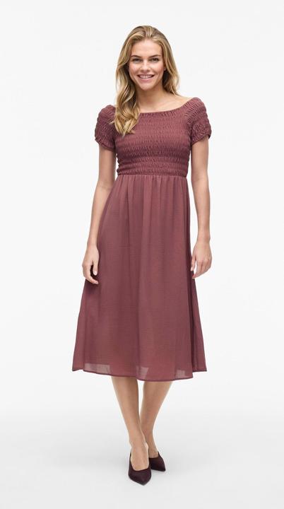 Produktbild Vila VIRITA Midi Gesmoktes Kleid (38)