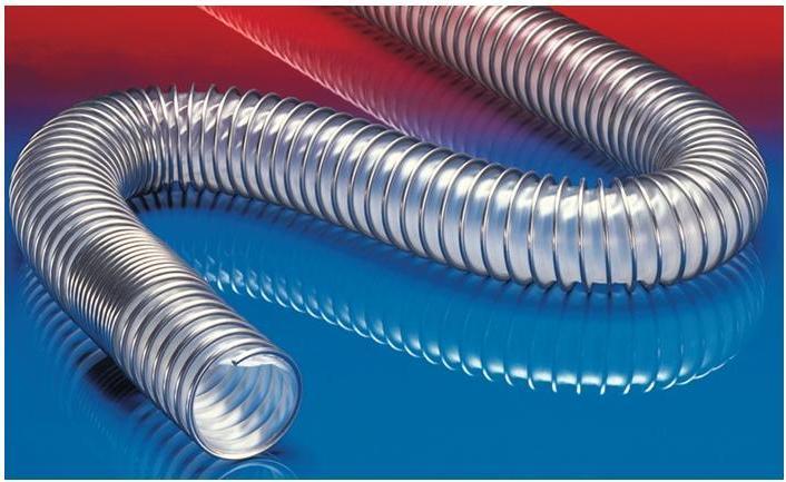Immagine prodotto Norres Tubo di aspirazione e soffiaggio CP PUR 455 FOOD Ø interno 55 mm Ø esterno 67,00 mm Lunghezza 6 m