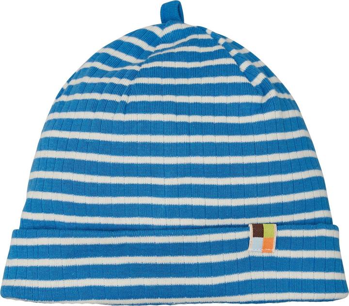 Produktbild loud + proud Beanie gestreift mit Rippe