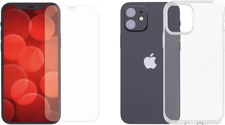 Actual product image Displex Real Glass, 2D Panzerglas + Handyhülle (1 Piece, Apple iPhone 14 Pro)