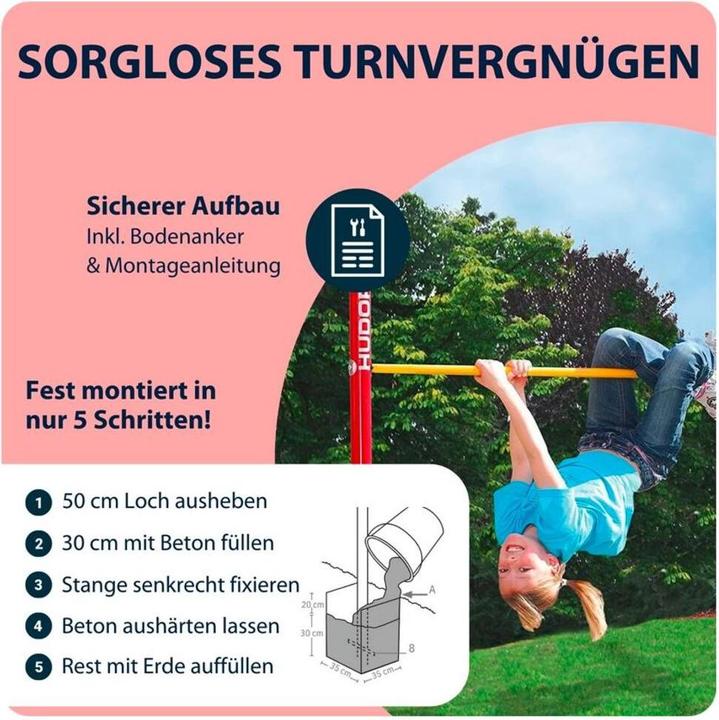 Produktbild Hudora Doppel-Turnreck Fabian