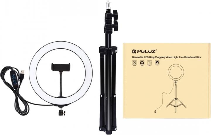 Actual product image Puluz PKT3035 Selfie Video Light 26cm (Ring light)
