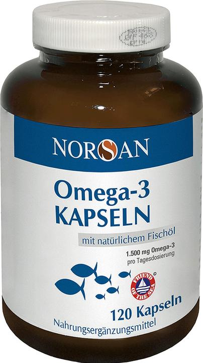 Norsan Omega-3 Fischöl (120 Stück, Kapseln, 254 g)