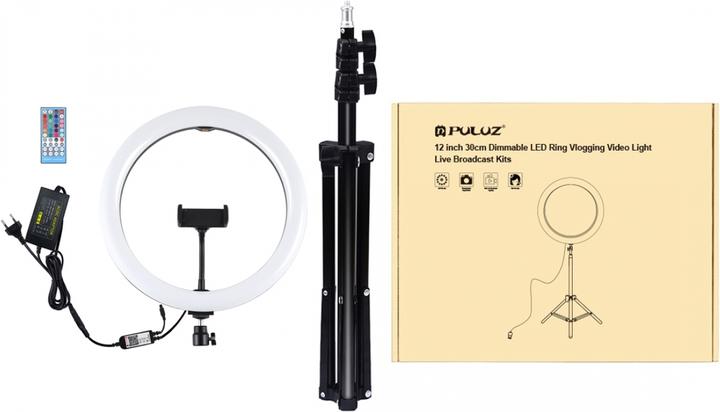 Immagine prodotto Puluz PKT3050EU Luce video selfie RGB 30 cm (Anello di luce)