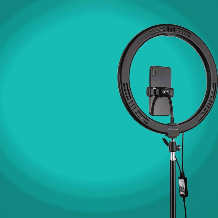 Immagine prodotto Puluz PKT3050EU Luce video selfie RGB 30 cm (Anello di luce)