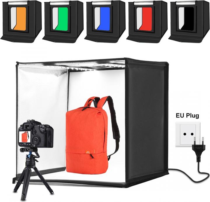 Produktbild Puluz Fotostudio Box 60cm mit integrierter LED Beleuchtung (Aufnahmebox)