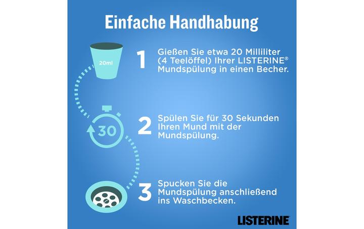 Image du produit Listerine Total Care protection contre le tartre (500 ml, Bains de bouche)