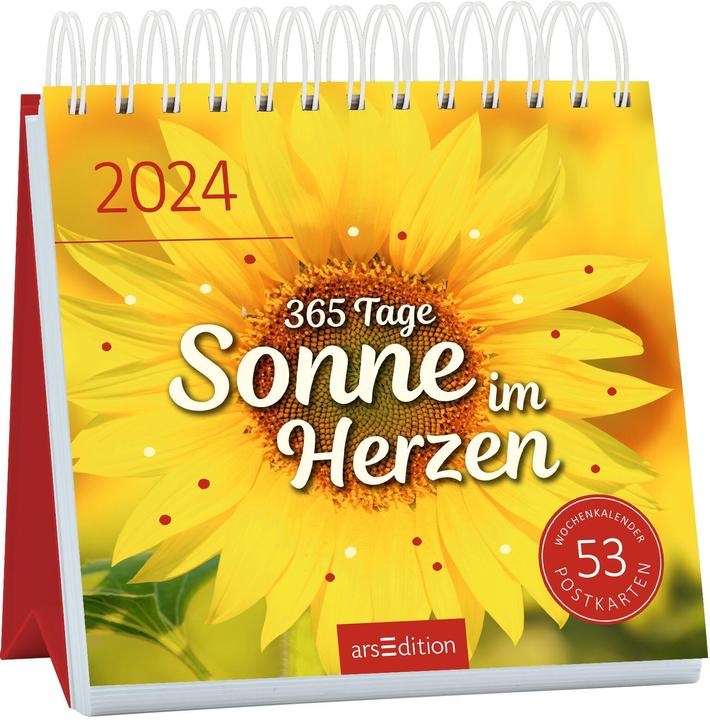 Produktbild POSTK.KALENDER 365 TAGE SONNE (17 x 17 cm, Deutsch)