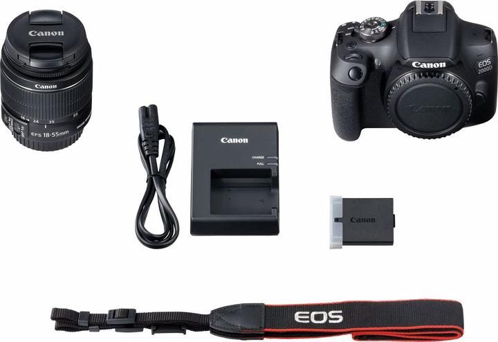 Image du produit Canon EOS 2000D - (EU) (18 - 55 mm, 24.10 Mpx, APS-C / DX)