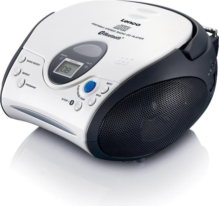 Lenco SCD-24BT blanc/noir (VHF, FM)