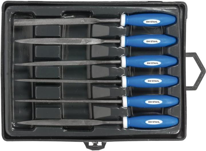 Produktbild SW-Stahl 93706SB Schlüsselfeilensatz I 5-teilig I 300 mm I Schlüsselfeilen Set I Feilen Set I für Me