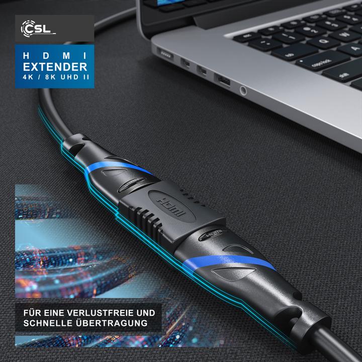 Image du produit CSL Adaptateur HDMI, Full HD - Extension - coupleur, HDMI femelle à HDMI femelle (HDMI, 4.50 cm)