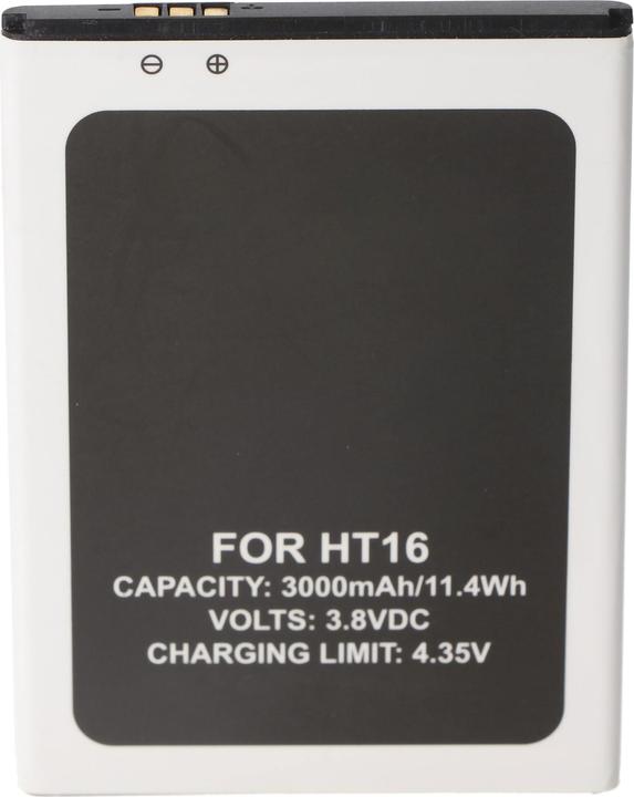 Actual product image XCell Li-Ion battery fits HomTom HT16 Pro 3000mAh 3.8V 58.0 x 79.2 x 4.8mm (1 pcs., 3000 mAh, Battery + charger)
