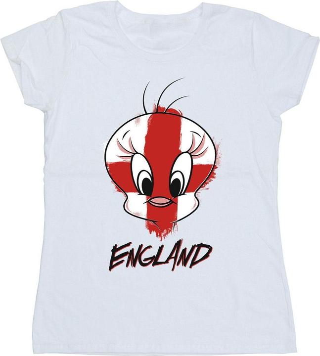 Immagine prodotto Looney Tunes Tweety England Face Maglietta Donna (L)