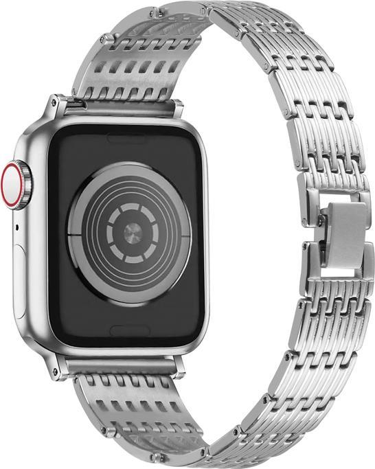 Actual product image EKO Watch bracelet stainless steel rhinestone silver (Stainless steel)