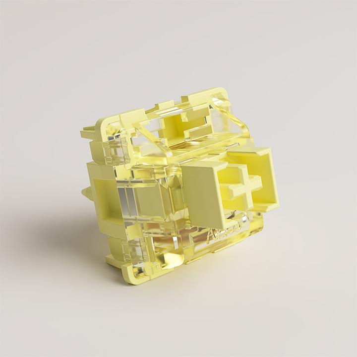 Actual product image Akko V3 Pro Cream Yellow