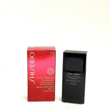 Actual product image Shiseido Perfect Refining Liquid Foundation D10 Golden Brown 30ml SPF15 (Golden Brown)