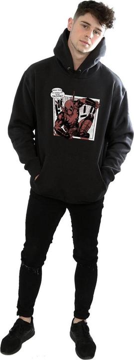 Actual product image Mens Deadpool Breaktime Tacos Hoodie (S)
