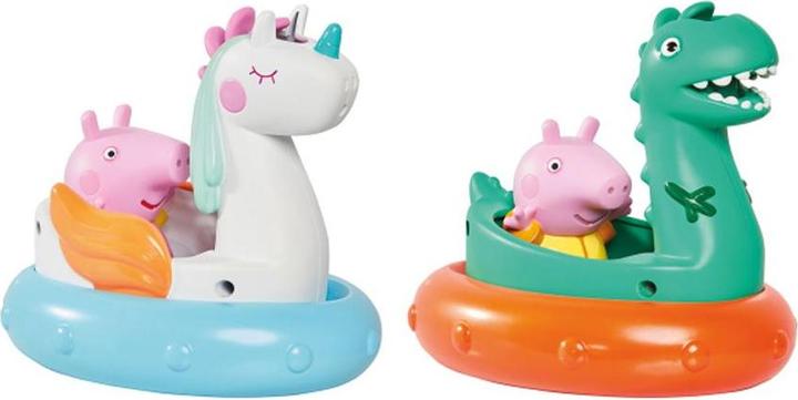 Actual product image Tomy Peppa Pig with boat bath toy