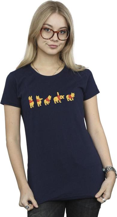 Actual product image Disney Womens/Ladies Winnie The Pooh Stretching Cotton T-Shirt (S)