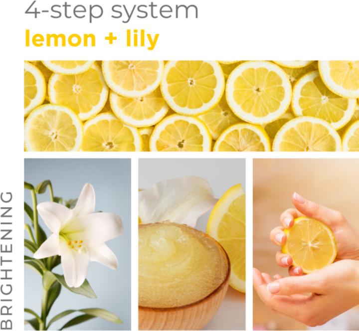Immagine prodotto Bcl Spa Brightening Lemon + Lily & Kojic Acid 4 Step System (Pediluvio, Maschera del piede)
