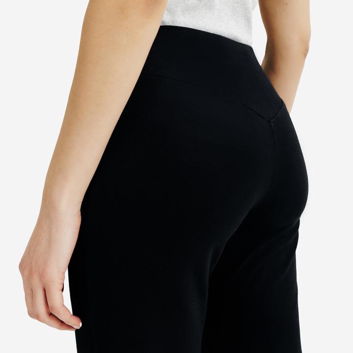 Image du produit Decathlon Legging évasé femme, noir (W33/L31)