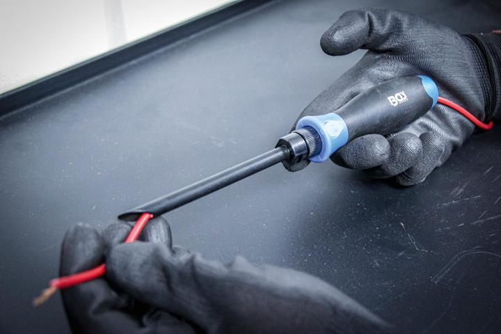 Actual product image BGS Cable Installation Piercing Awl Set 4 pcs.