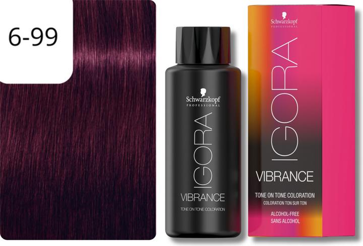 Immagine prodotto Schwarzkopf Professional IGORA Vibrance Hair Tint NUOVO (6-99 Biondo Scuro Extra Viola)