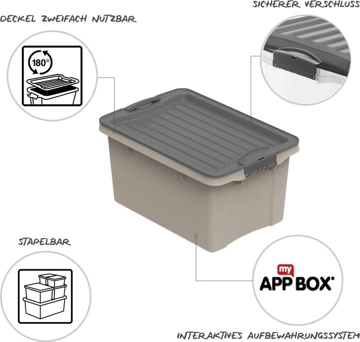 Produktbild Rotho Compact Eco (27 x 18.5 x 15 cm, 4.50 l)
