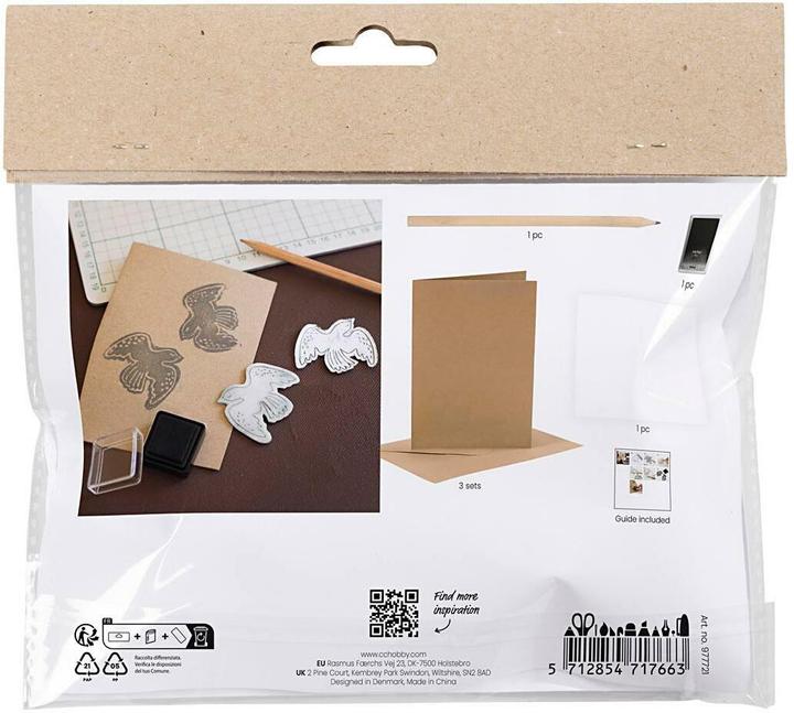 Image du produit Creativ Company Kit de bricolage Impression de tampons Pigeons