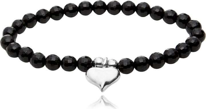 Immagine prodotto Leyda Bracciale a cuore in argento (Argento 925, Pietra colorata)